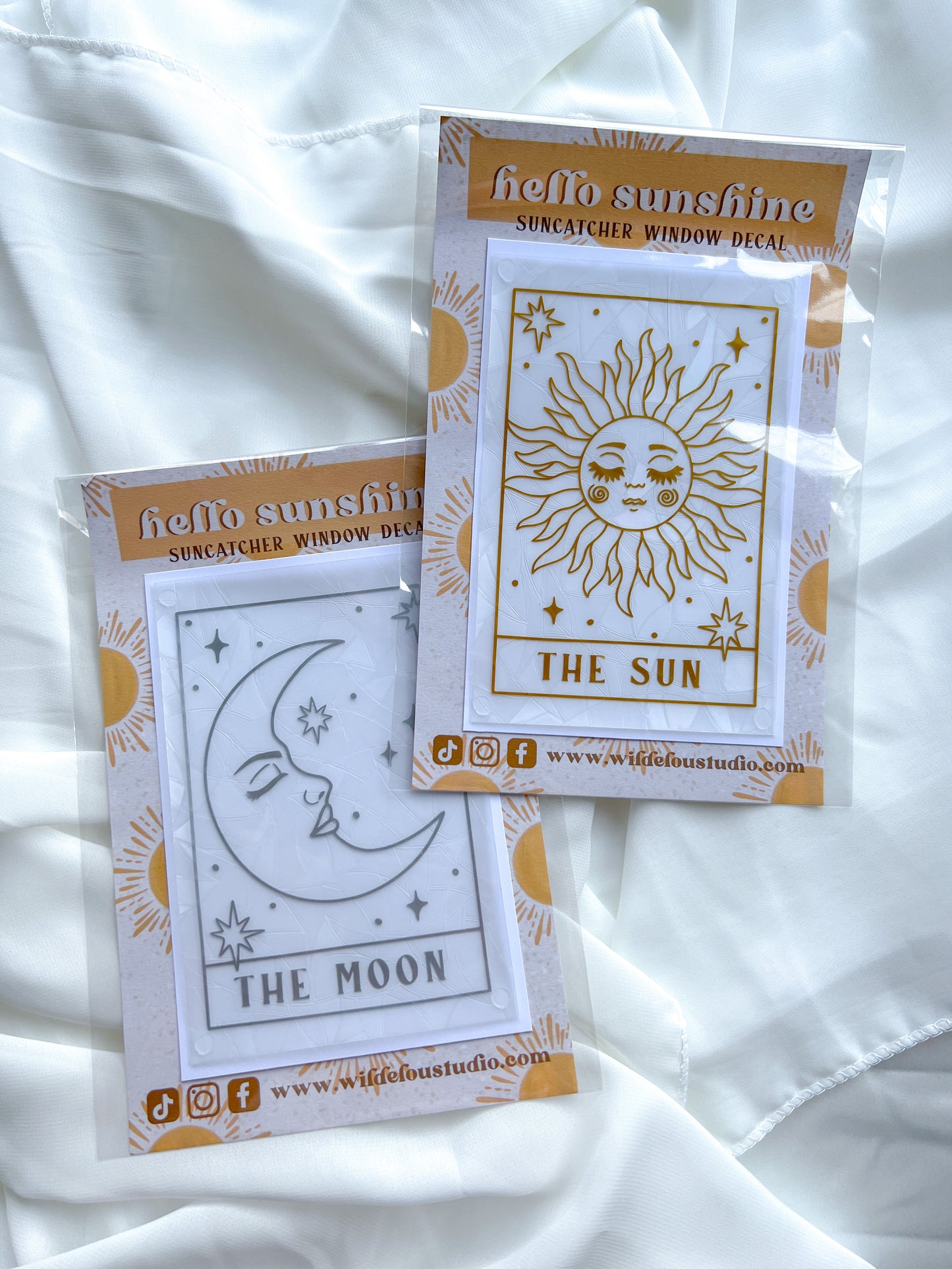 The Moon Tarot Card Suncatcher