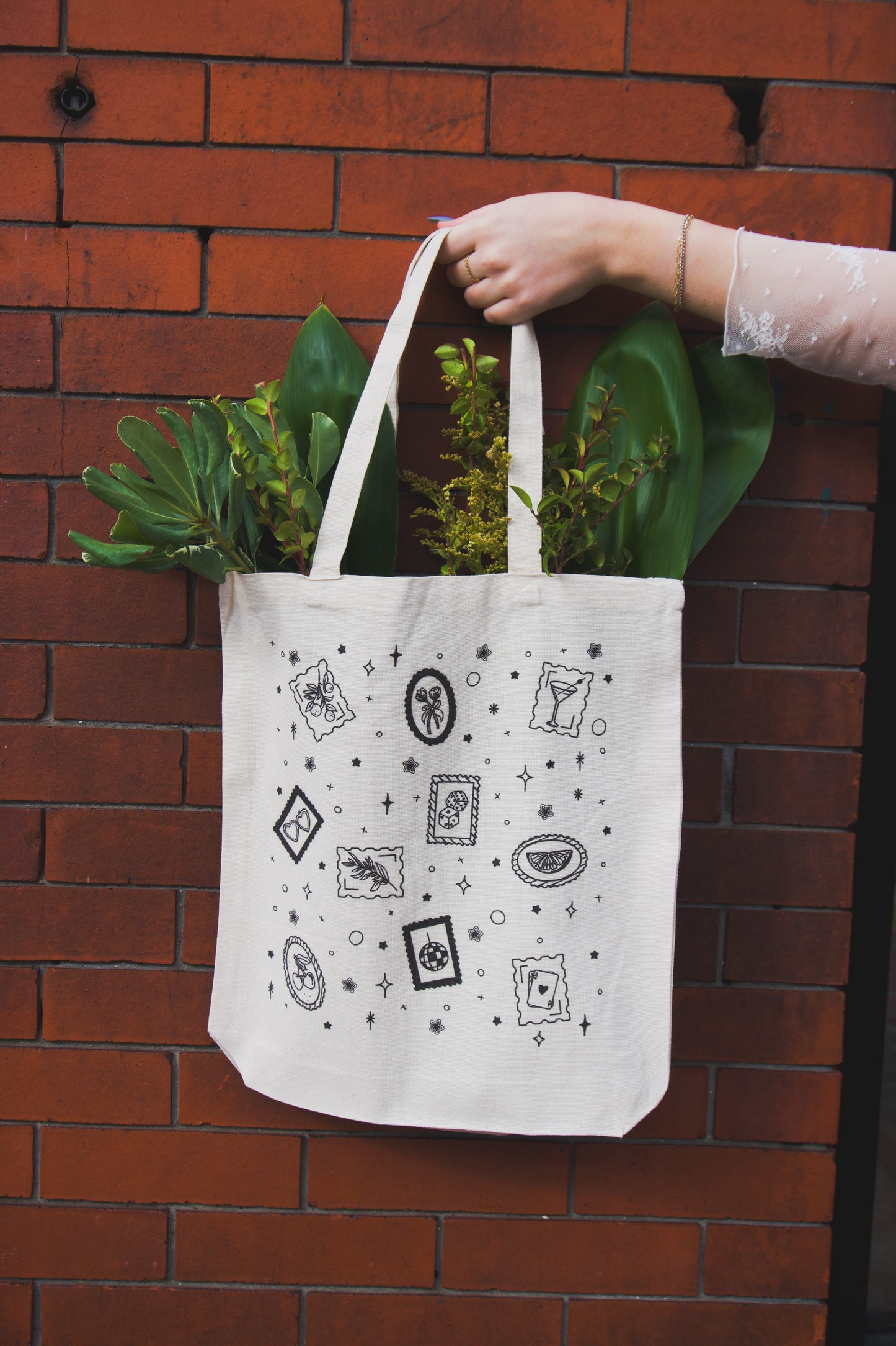 Stamps Tote Bag