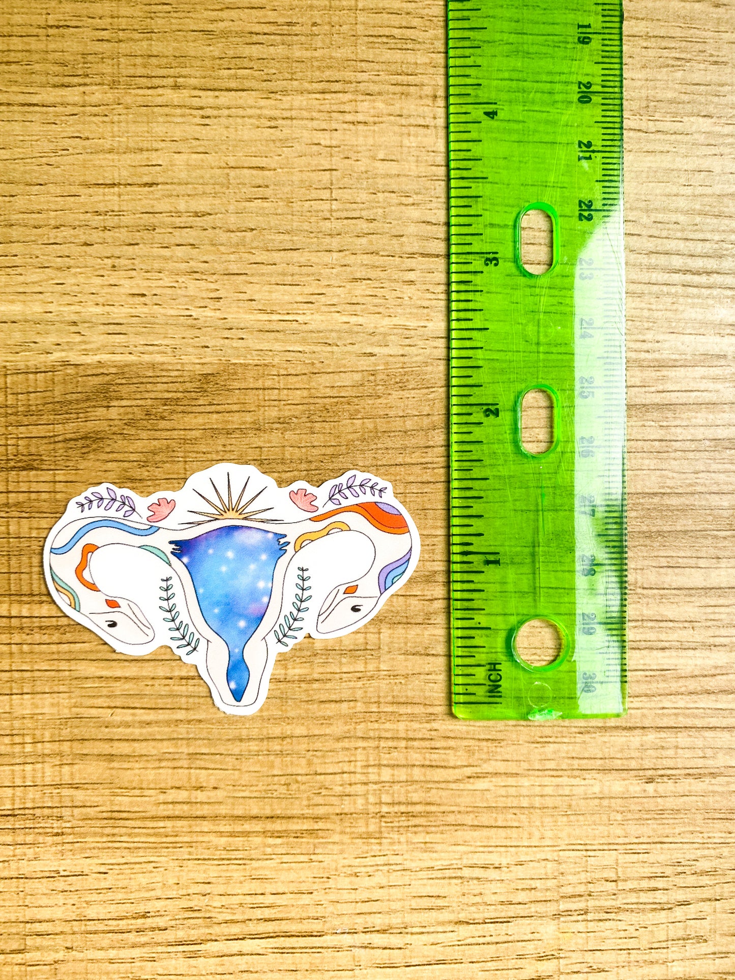 Mystical Snake Uterus Sticker