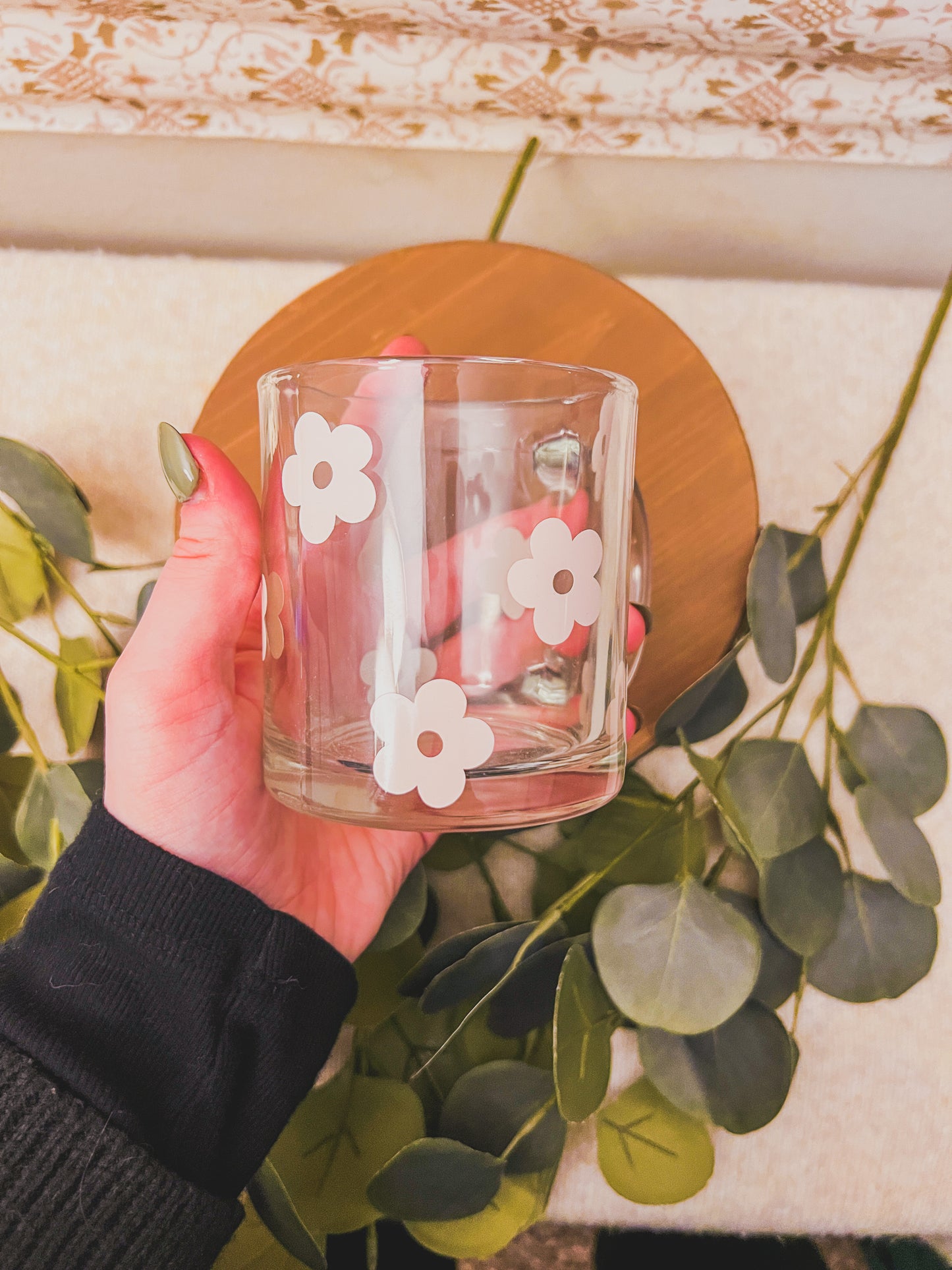 Groovy Floral Coffee Mug (Multiple Colors)